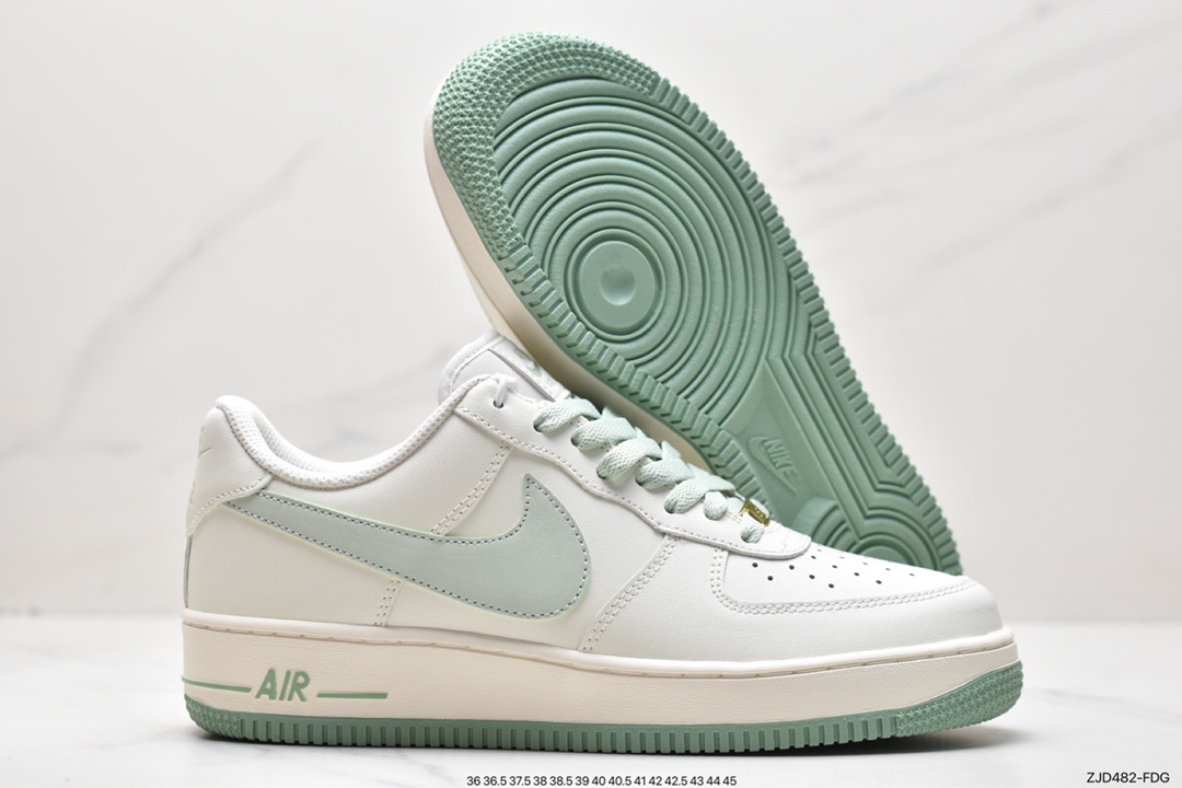 Nike Air Force 1 Low '07 Grass Green Big Swoosh Low-top Air Force One Casual Sneakers SP0758-029