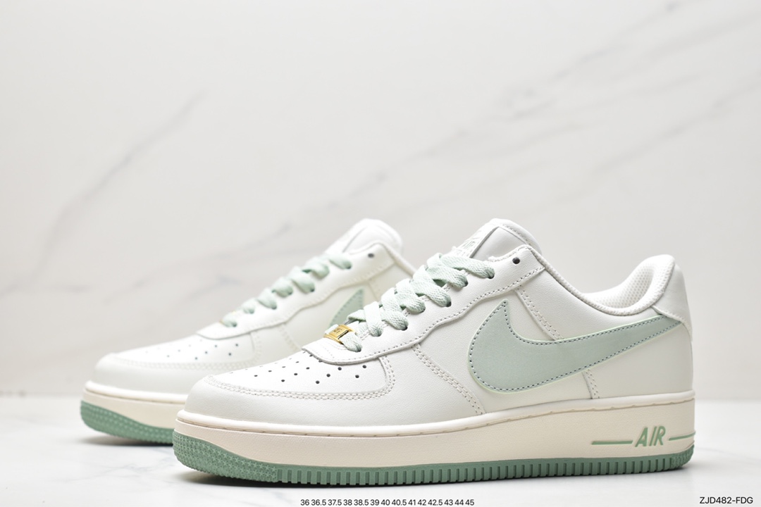 Nike Air Force 1 Low '07 Grass Green Big Swoosh Low-top Air Force One Casual Sneakers SP0758-029