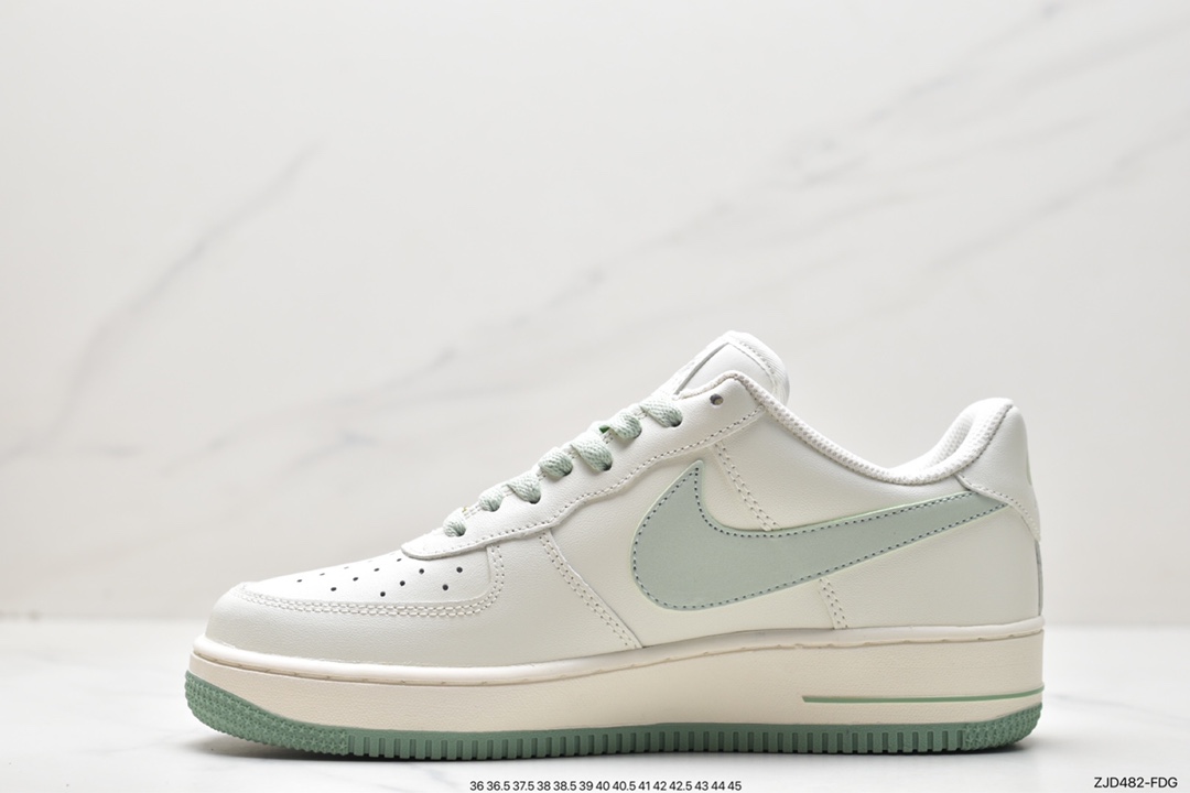 Nike Air Force 1 Low '07 Grass Green Big Swoosh Low-top Air Force One Casual Sneakers SP0758-029