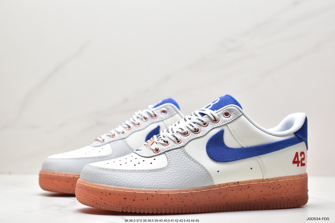 Nike Air Force 1 Low 07 White Blue Rubber FN1868-100