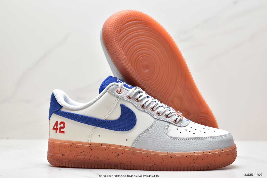 Nike Air Force 1 Low 07 White Blue Rubber FN1868-100