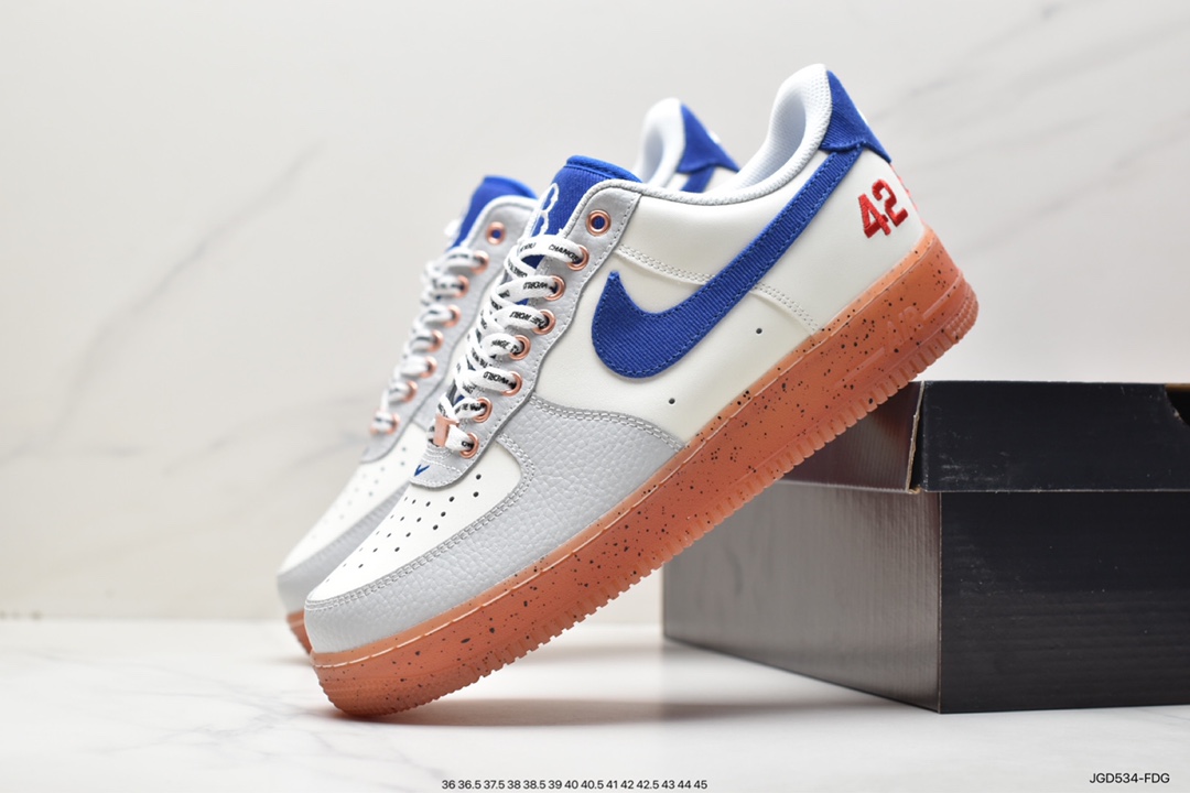 Nike Air Force 1 Low 07 White Blue Rubber FN1868-100