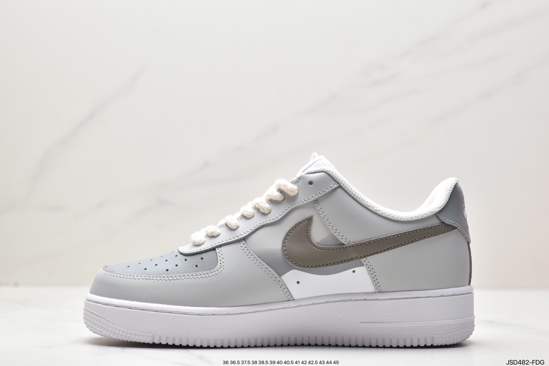 Nike Air Force 1 Low All White Print DO8959-101