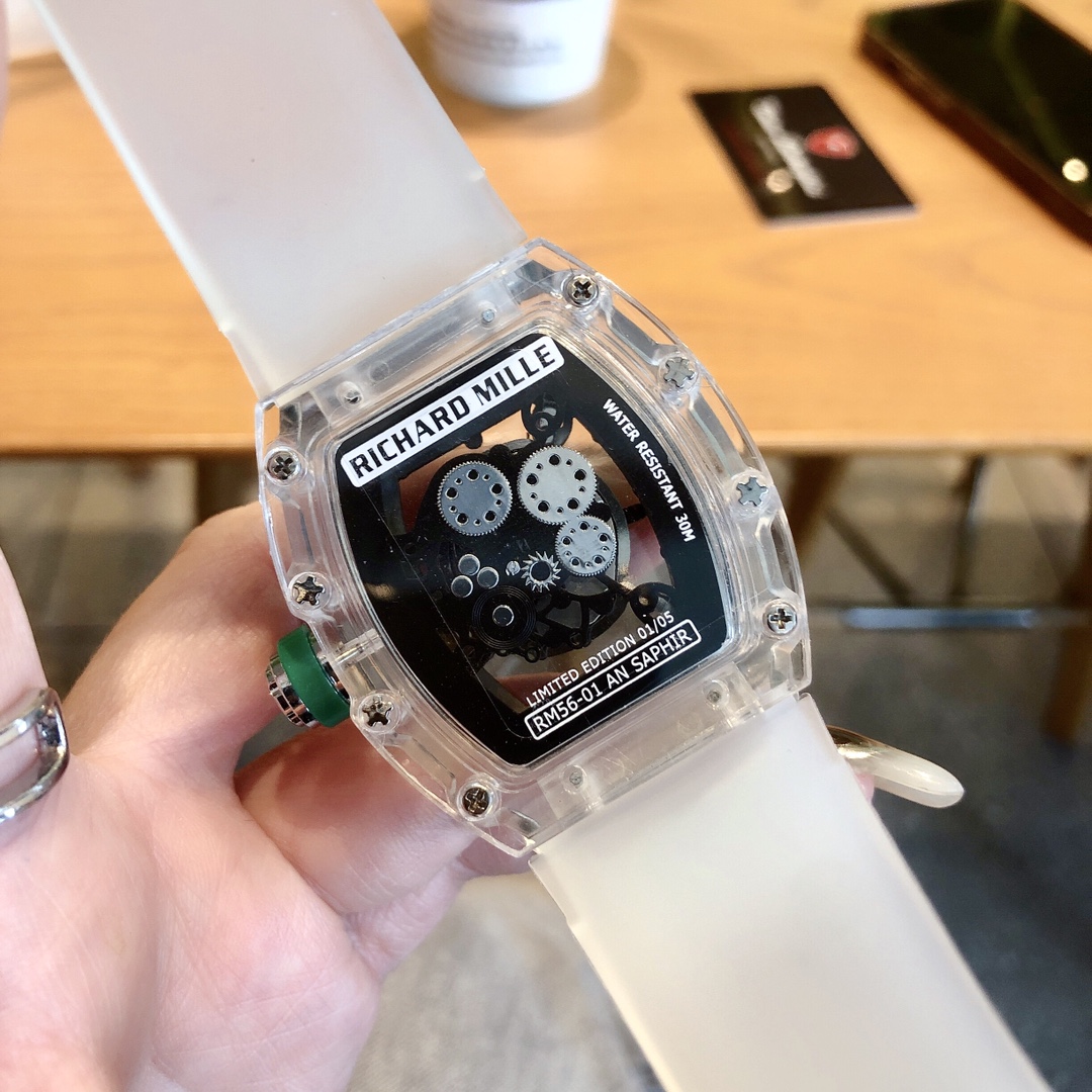 Luxury Richard Mille RM11 Stone Wristwatch: Bold and Unique Design, 2024 Collection - 图片 8