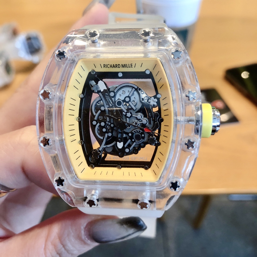 Luxury Richard Mille RM11 Stone Wristwatch: Bold and Unique Design, 2024 Collection - 图片 7