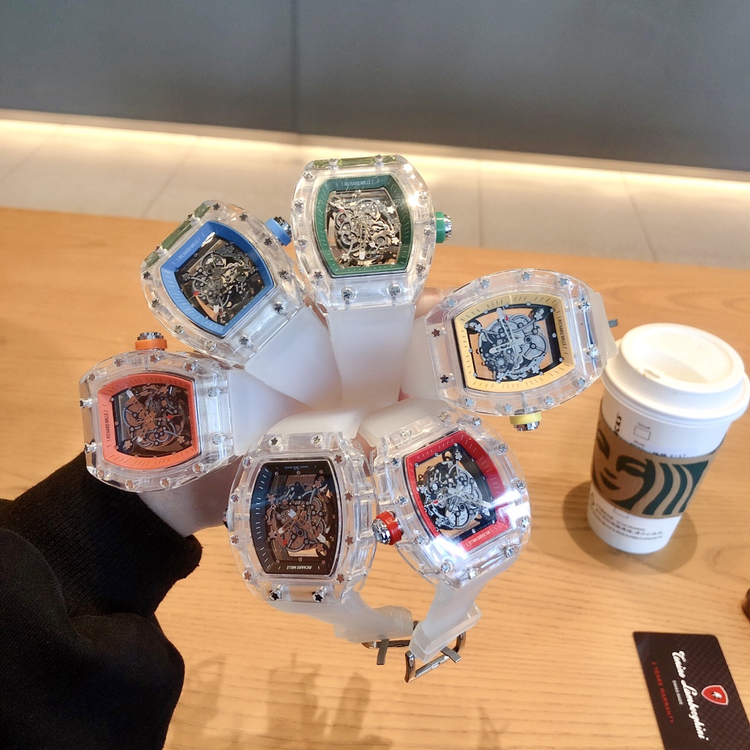 Luxury Richard Mille RM11 Stone Wristwatch: Bold and Unique Design, 2024 Collection - 图片 9