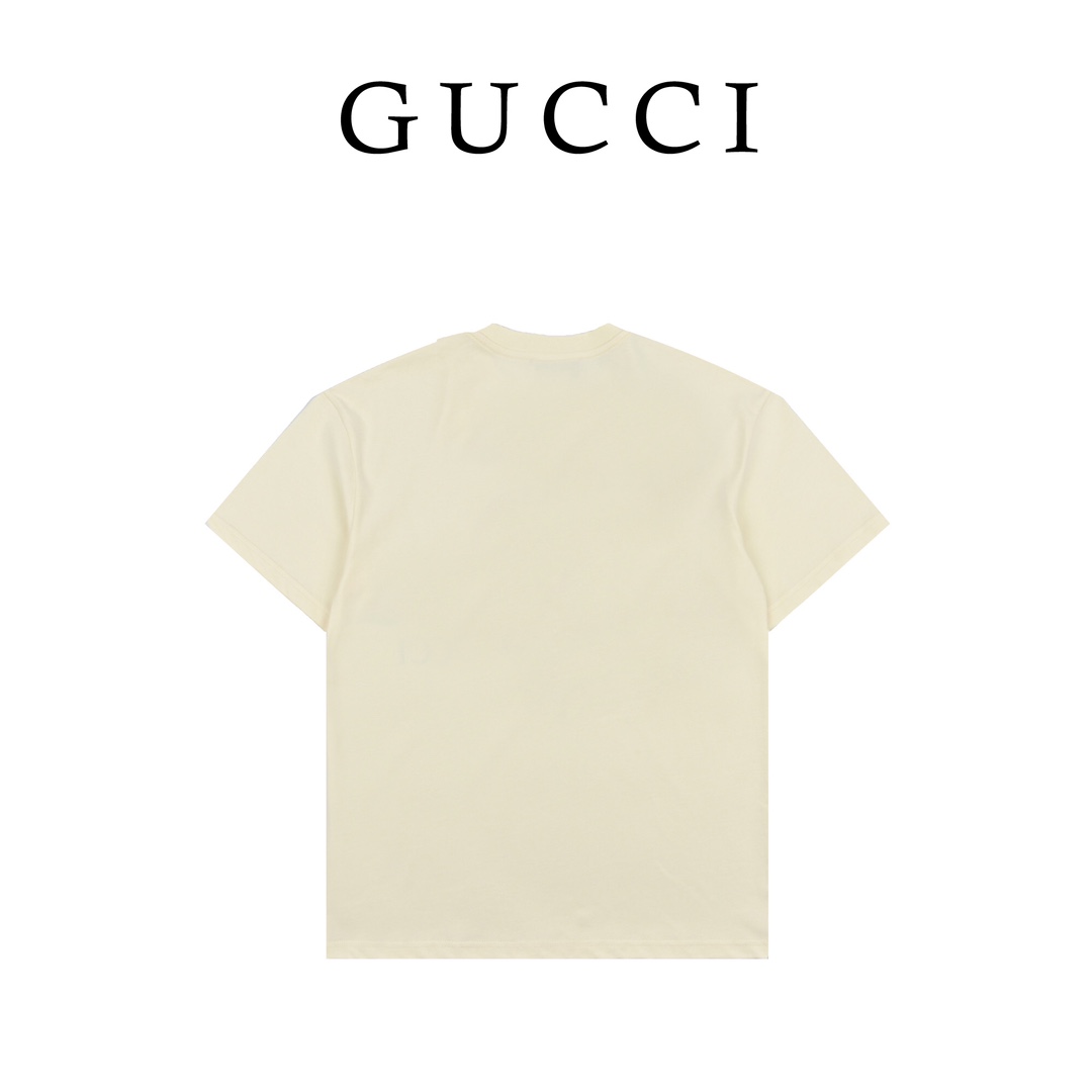 150 Gucci/古驰23SS1921字母logo短袖T恤