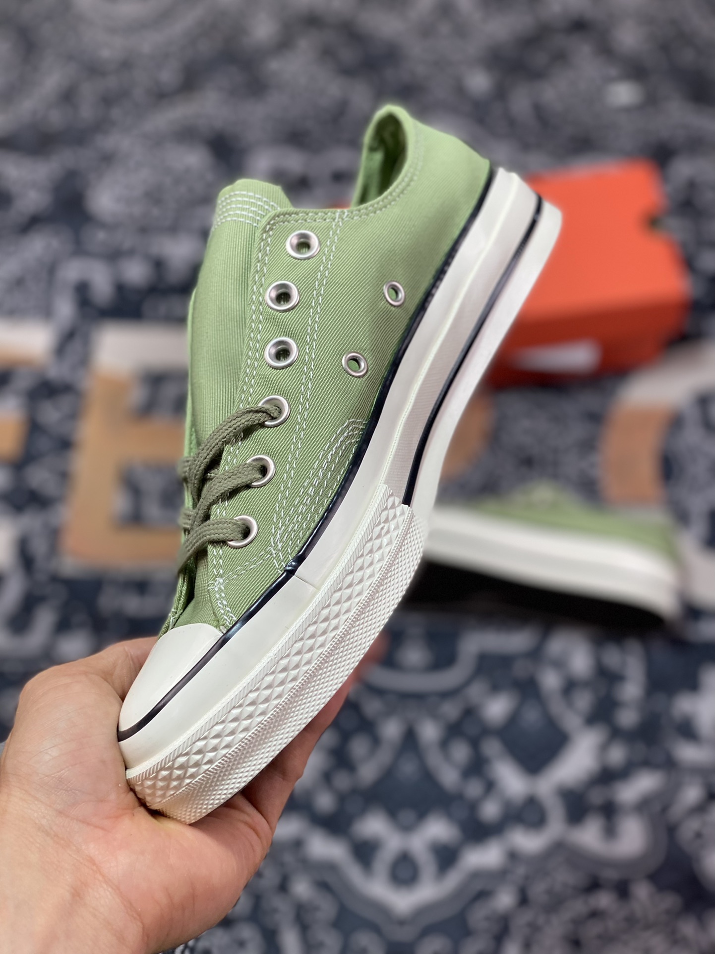 Converse Chuck 1970s XLD Avocado Green Converse New Summer Product A03438C