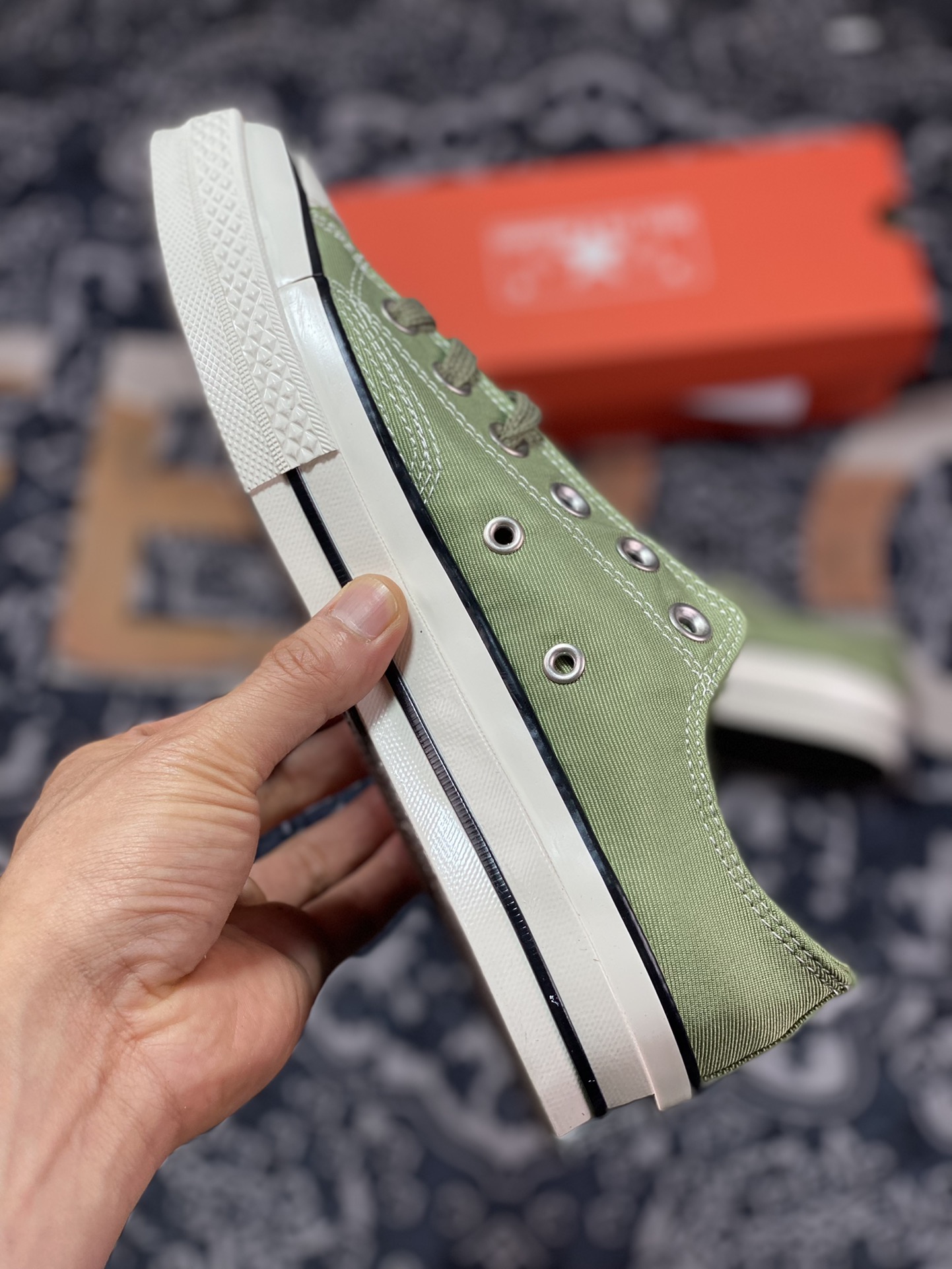 Converse Chuck 1970s XLD Avocado Green Converse New Summer Product A03438C