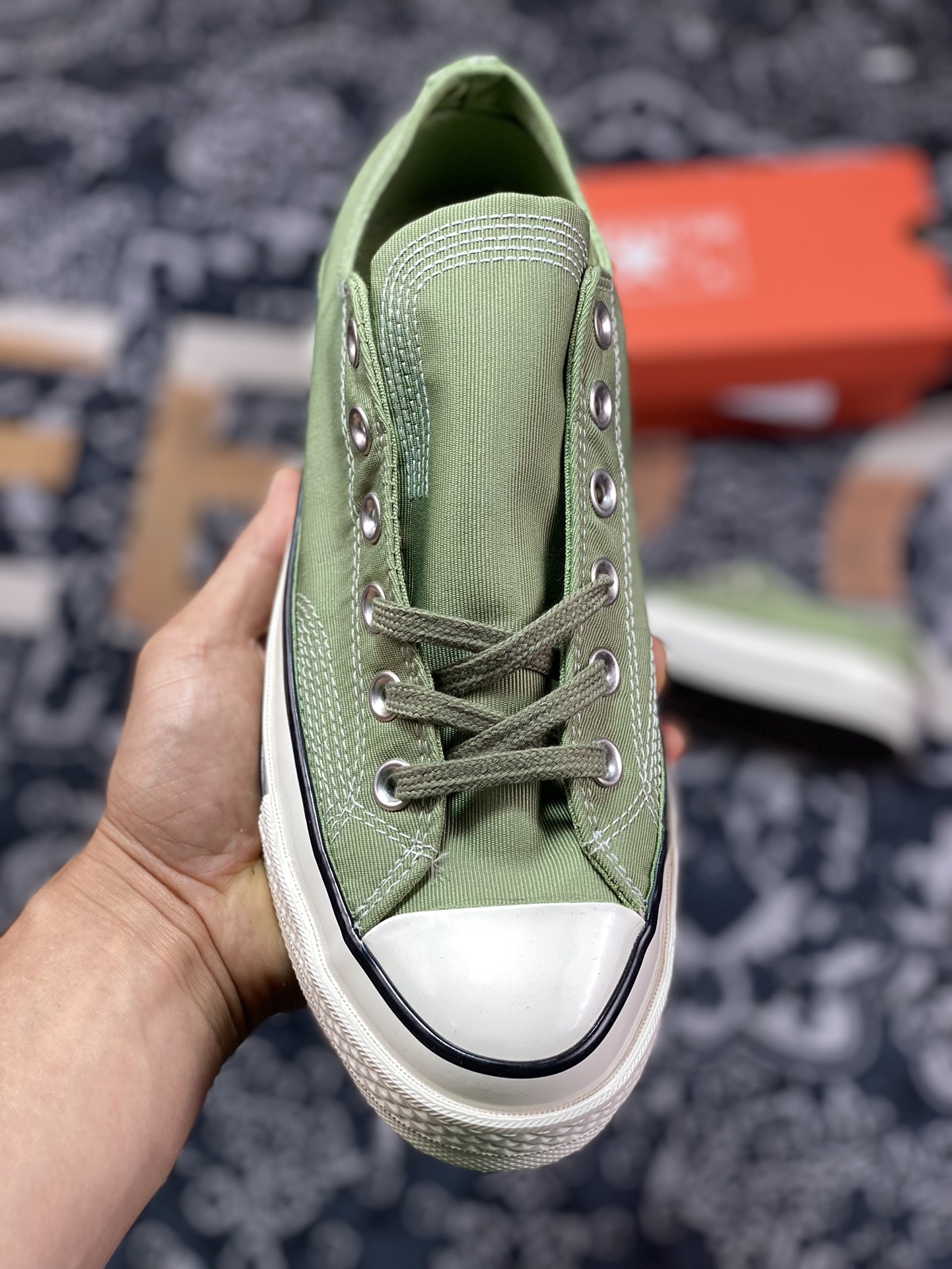 Converse Chuck 1970s XLD Avocado Green Converse New Summer Product A03438C