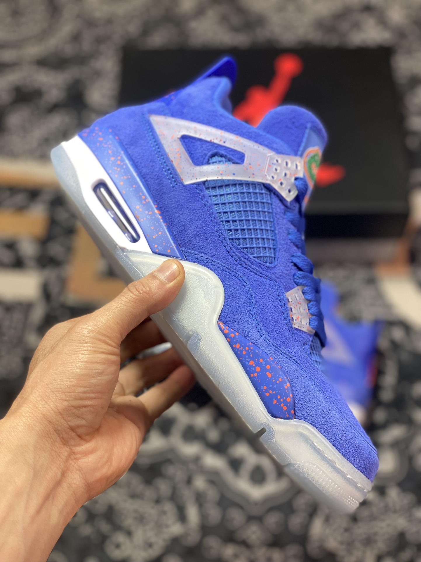 Air Jordan 4 ”Floride Gators” produced by Dongguan Dachang Florida Gators AJ4-904283