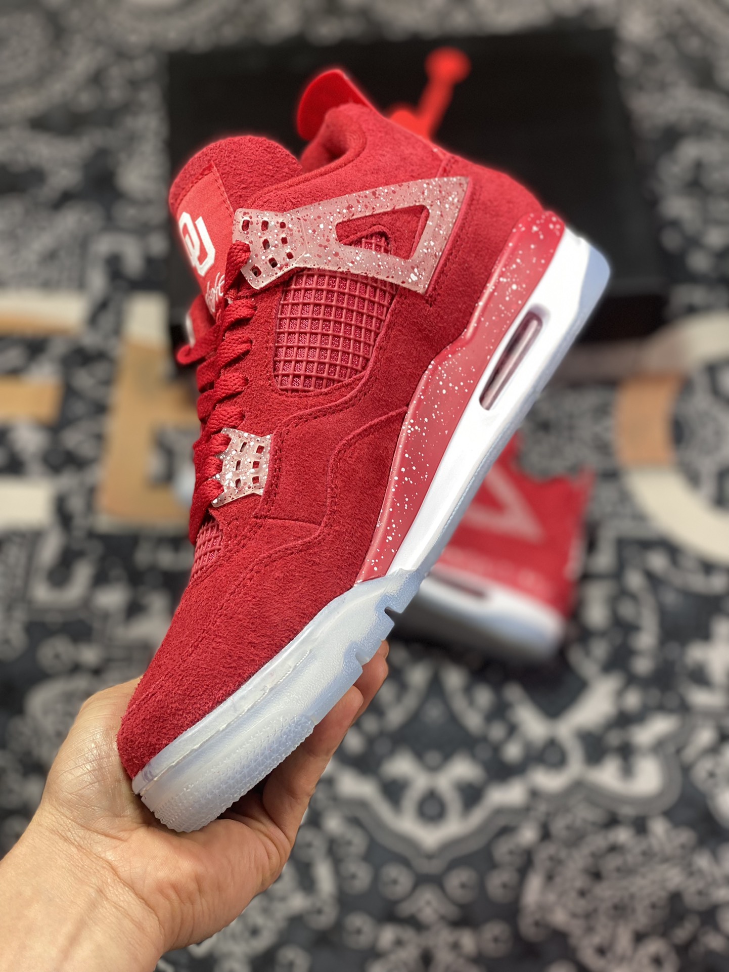 Air Jordan 4 Burgundy Ink AJ4-904282 from Dongguan Dachang