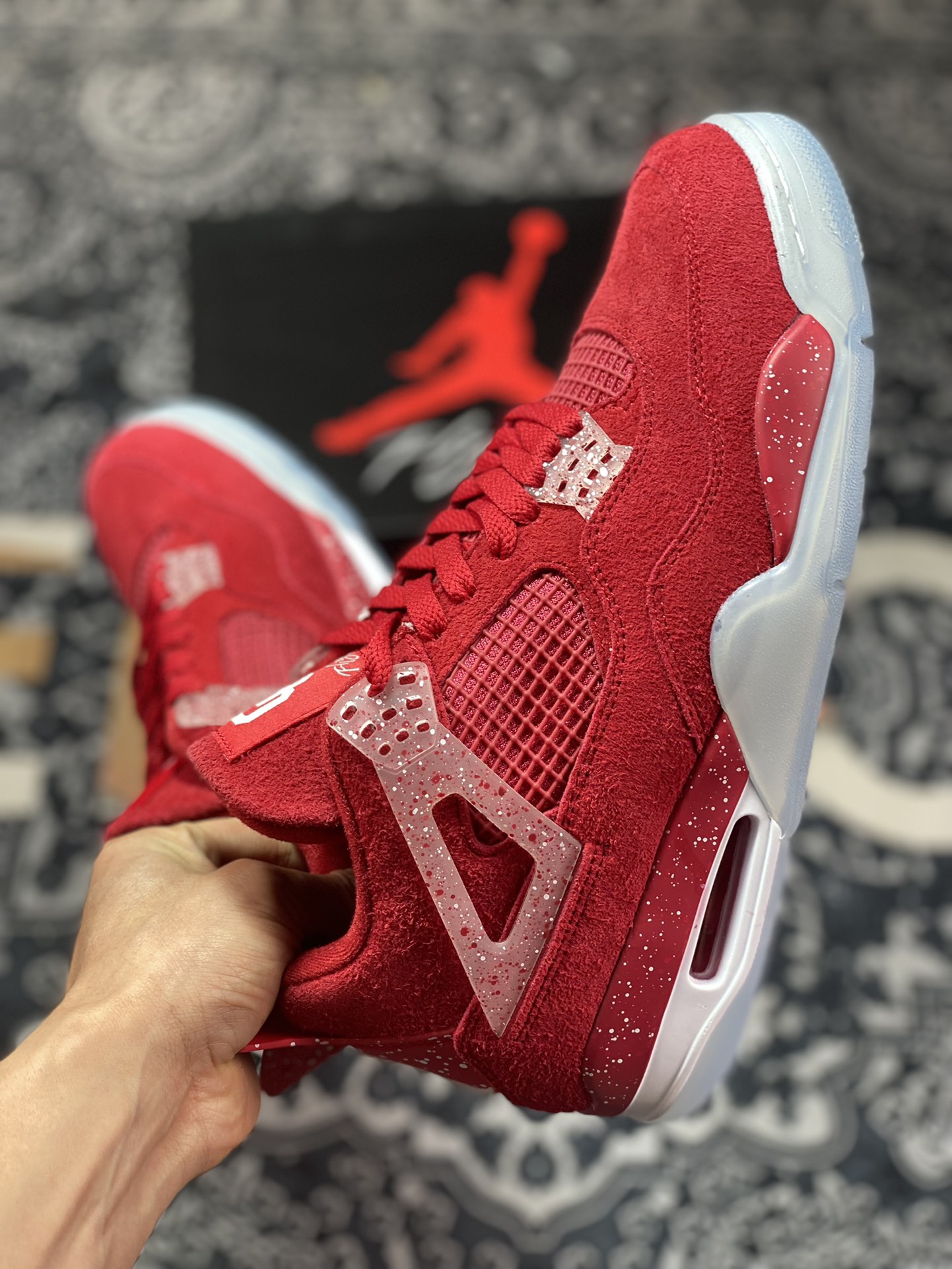 Air Jordan 4 Burgundy Ink AJ4-904282 from Dongguan Dachang