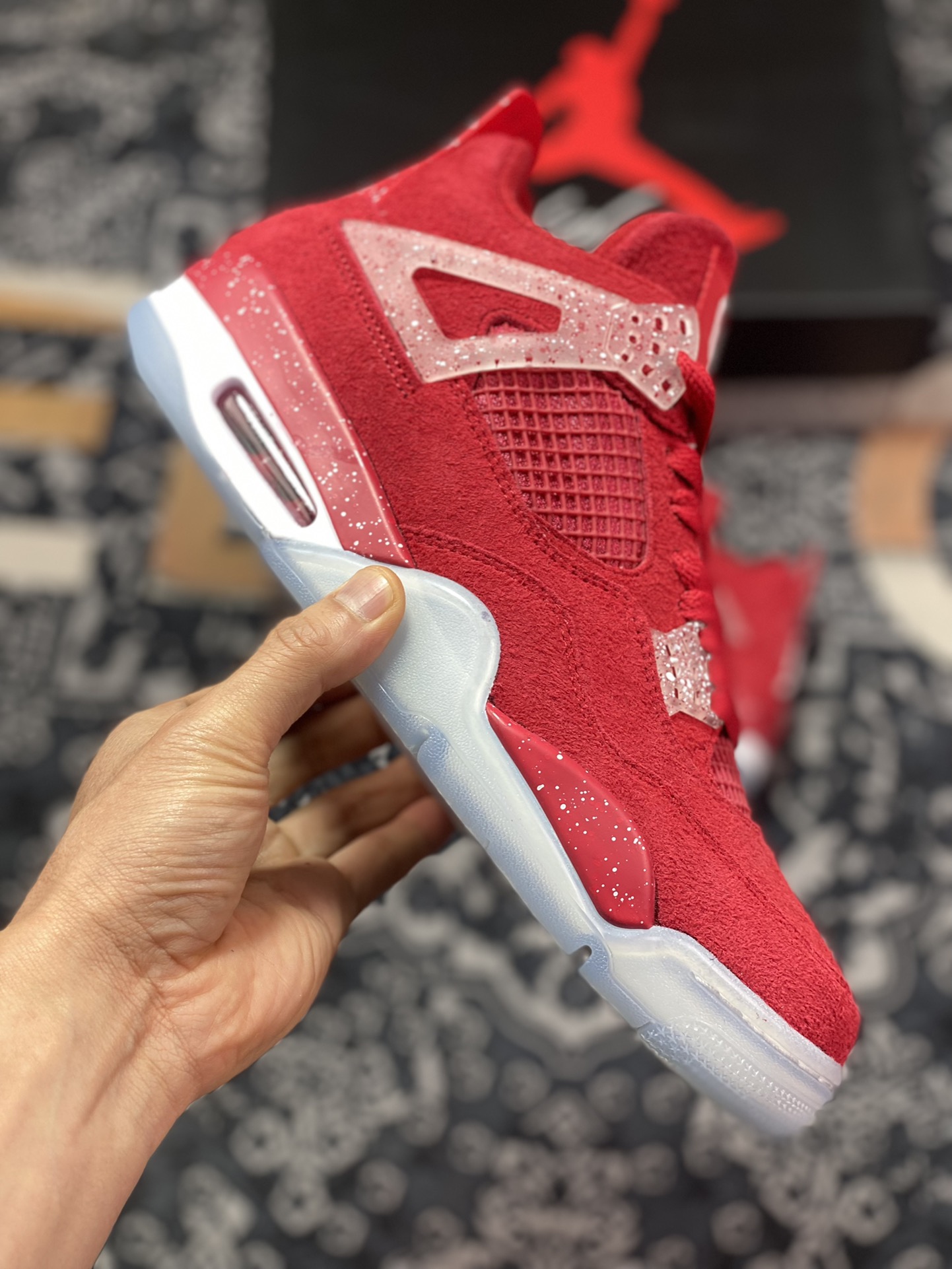 Air Jordan 4 Burgundy Ink AJ4-904282 from Dongguan Dachang