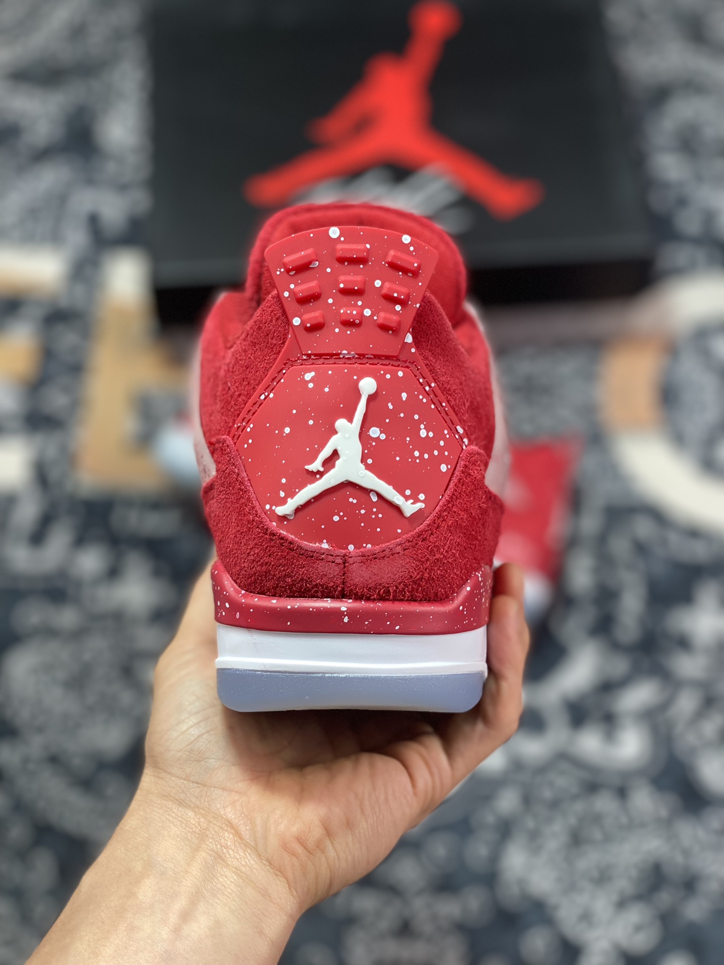 Air Jordan 4 Burgundy Ink AJ4-904282 from Dongguan Dachang