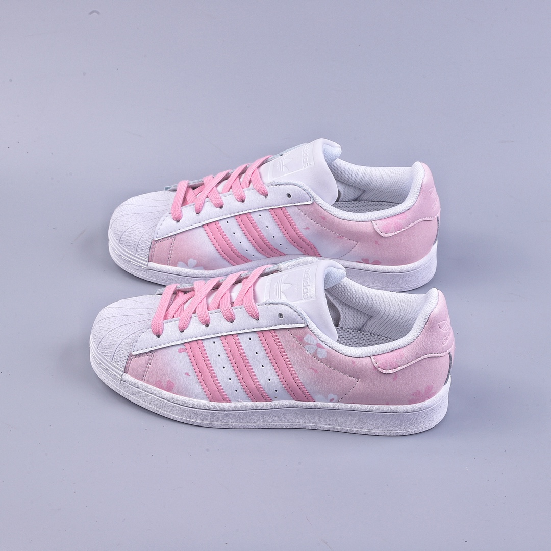 adidas originals Superstar shell head retro casual sneakers EG4960