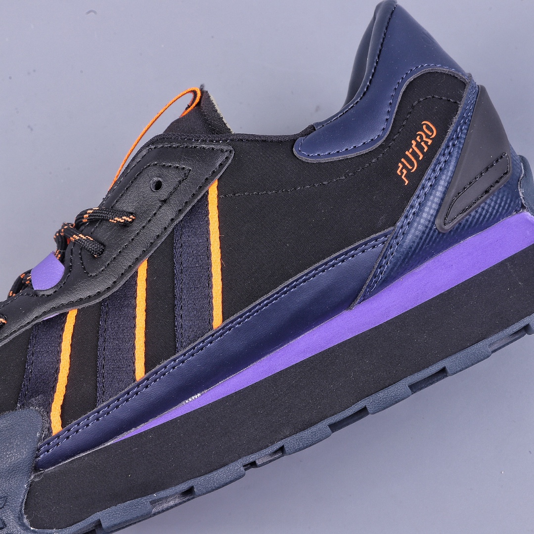 Adidas Futro Mixr NEO HQ4576 trendy retro FM bumper shoes incorporate cool trend concepts to outline a unique casual sports touch