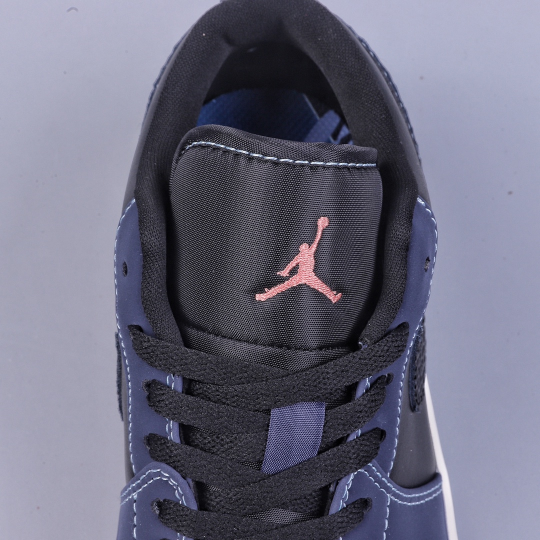 Air Jordan AJ1 Low Low-top Black Midnight Blue FJ5478-010