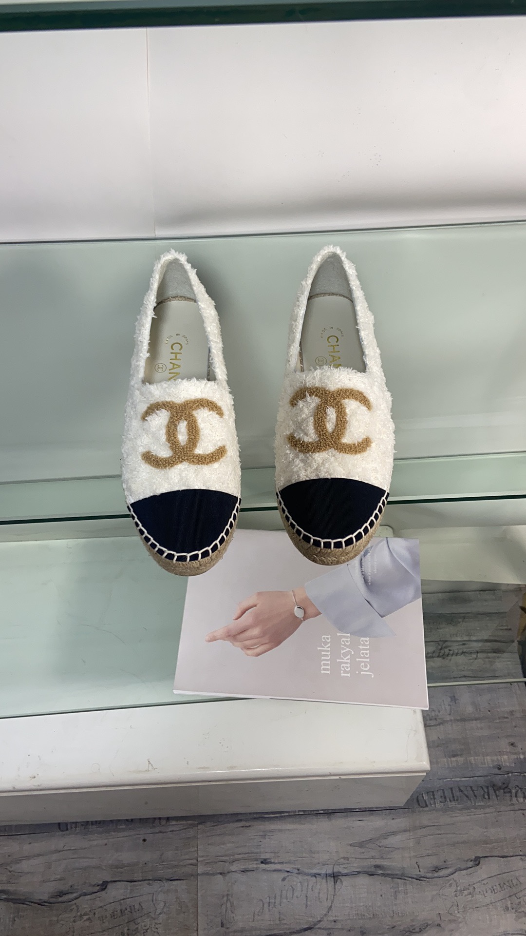 Chanel Zapatos Alpargatas Piel de oveja