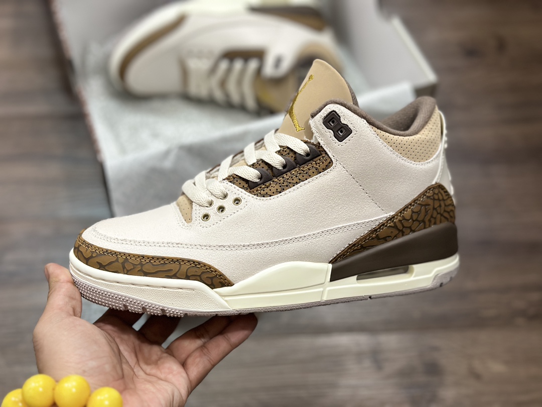 380 Air Jordan 3 AJ3 “摩卡 白棕爆裂纹 CT8532-102