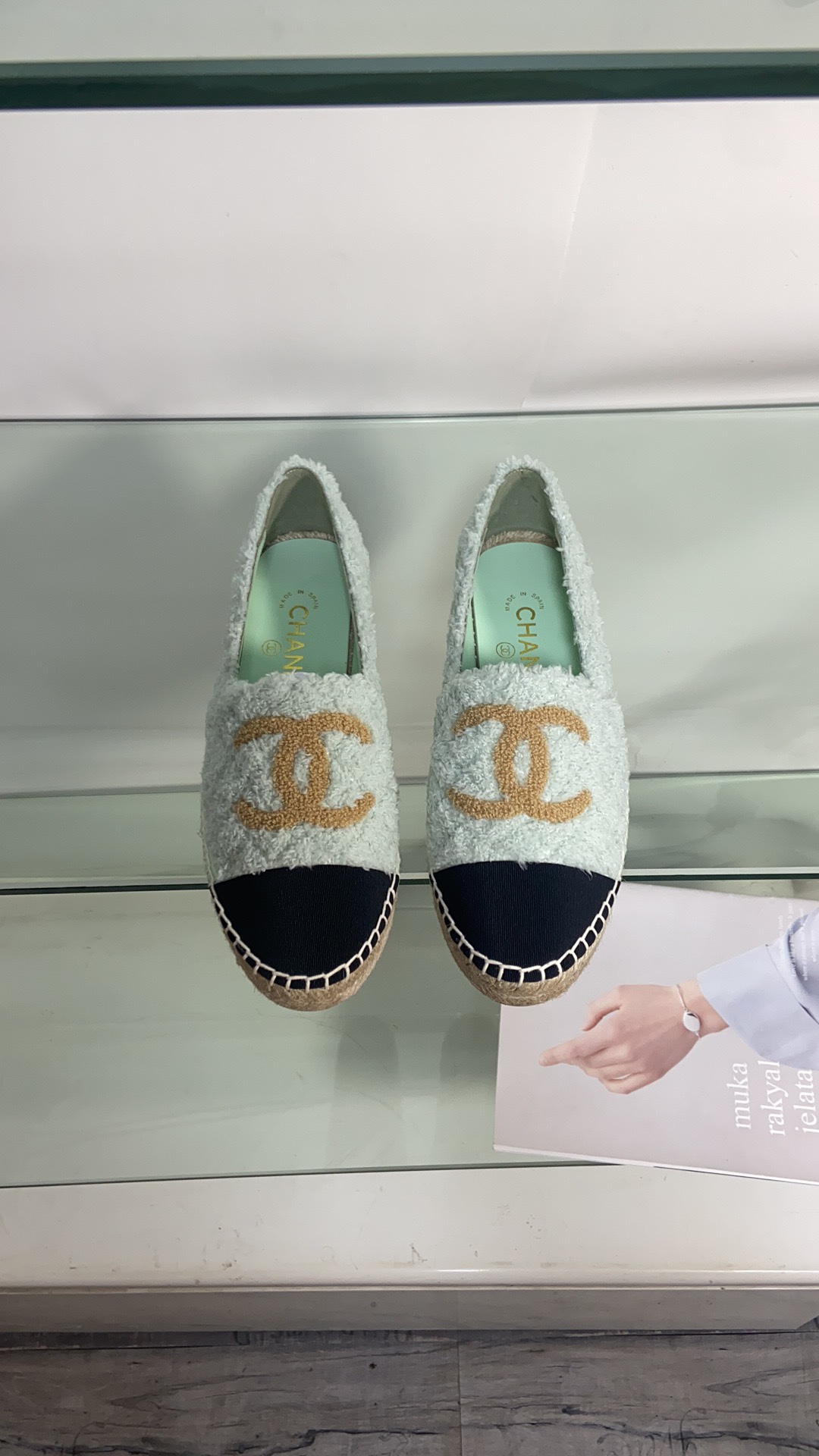 Chanel Zapatos Alpargatas Piel de oveja