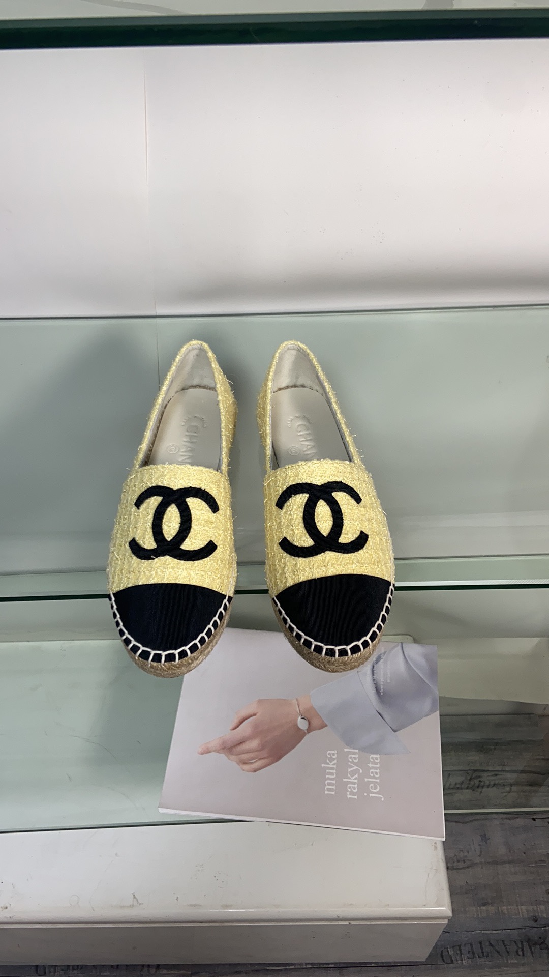 Chanel Zapatos Alpargatas Piel de oveja