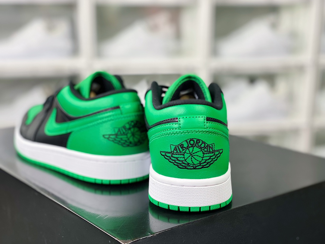 220 Air Jordan 1 Low"Lucky Green"AJ1乔丹一代低帮经典篮球鞋“黑绿脚趾幸运绿”553558-065