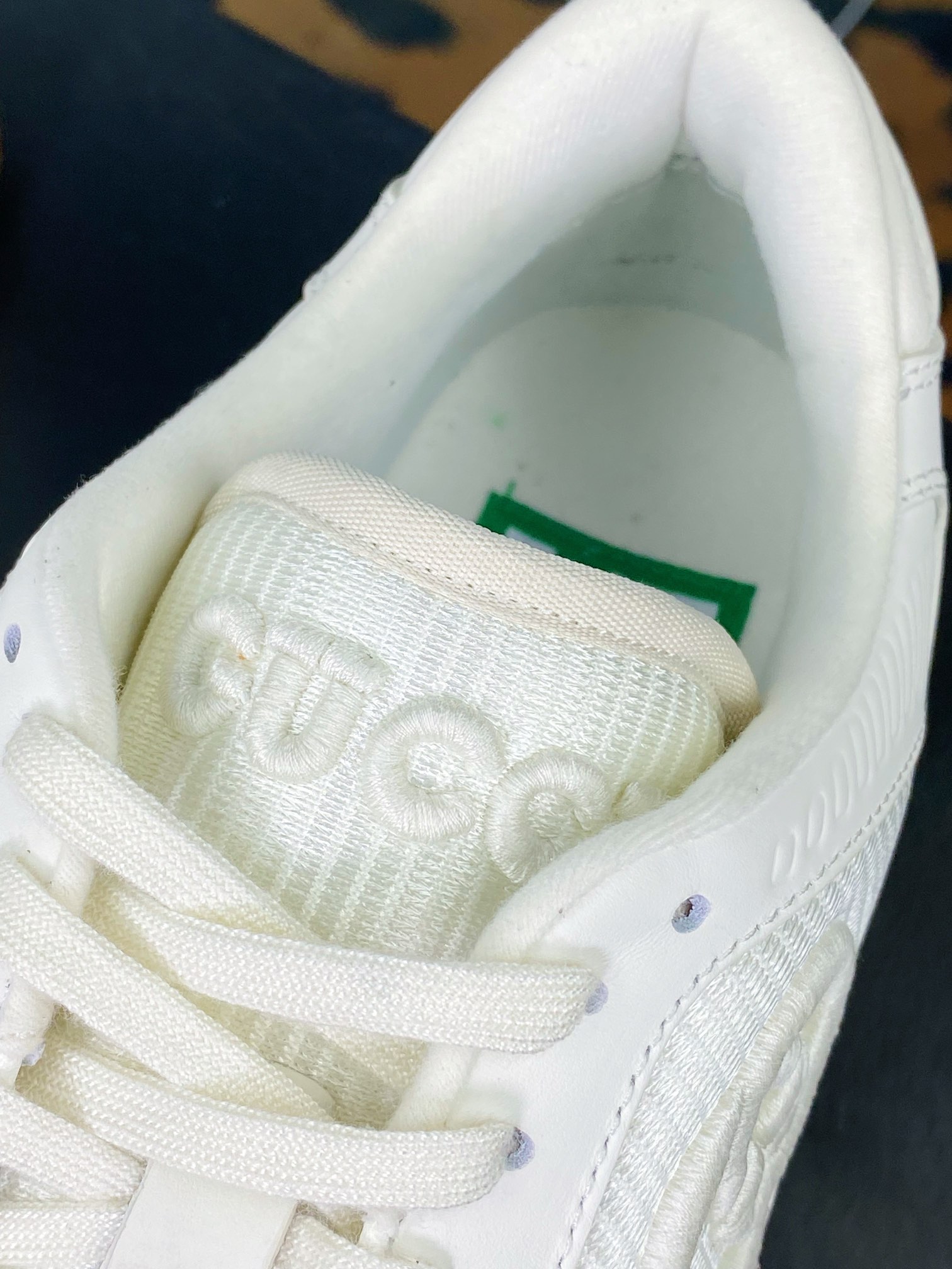 Gucci Mac 80 Low Sneaker series low-top retro versatile casual sports dirty sneakers ”off-white GG embroidered raw rubber sole” 747953 AAB8C 9110