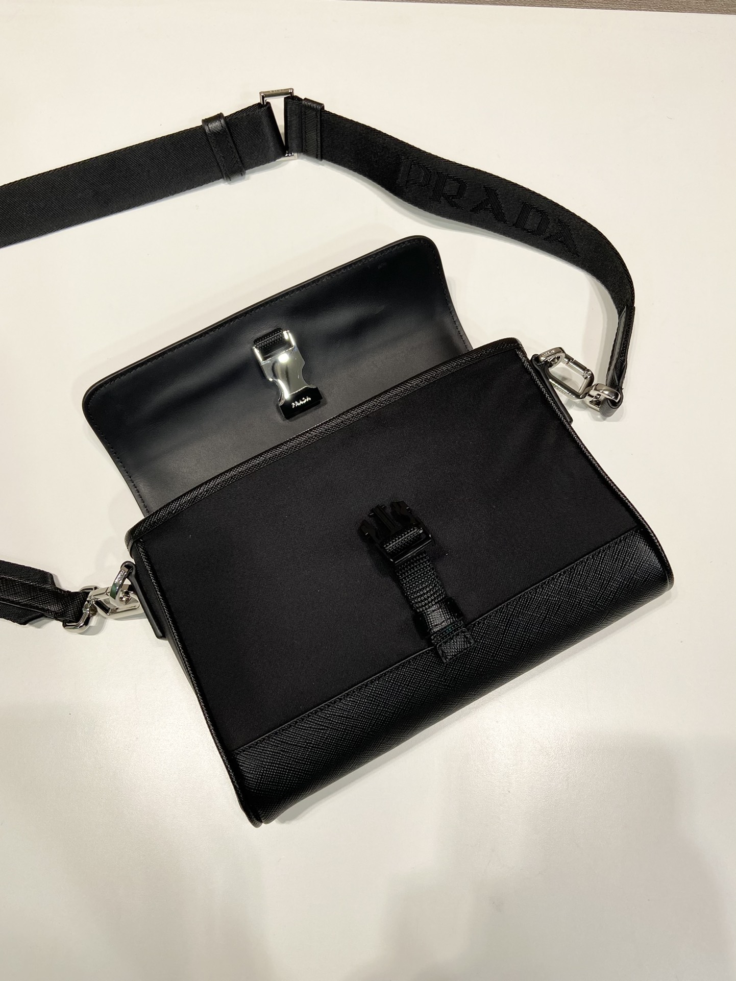 Prada Re-Nylon Crossbody Bag - 2VD044 - Stylish and Sustainable Design 8 i1683359806 3515 6