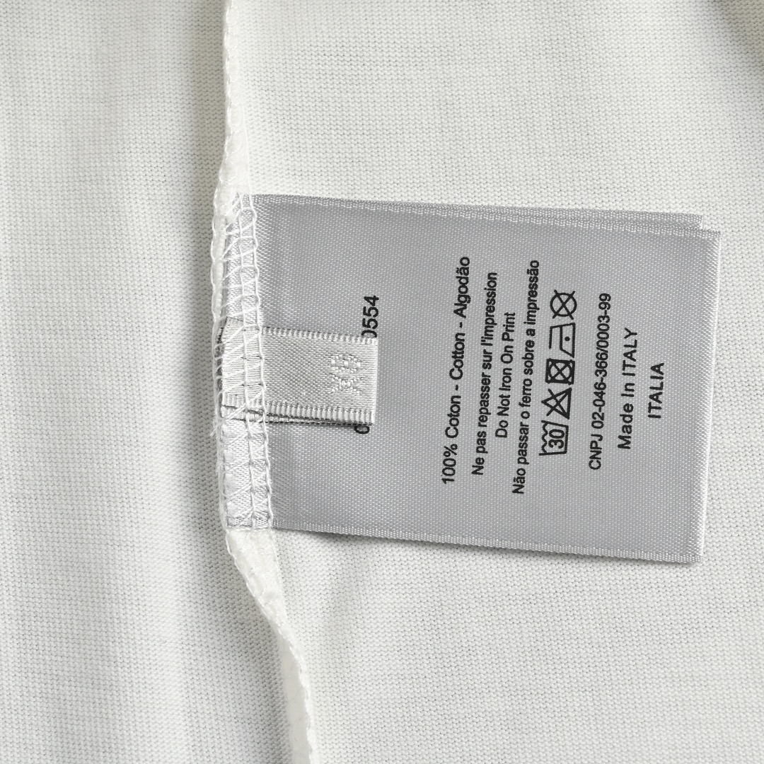 170 Dior/迪奥23ss 手绘涂鸦logo短袖