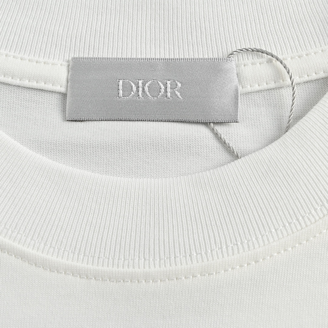 170 Dior/迪奥23ss 手绘涂鸦logo短袖