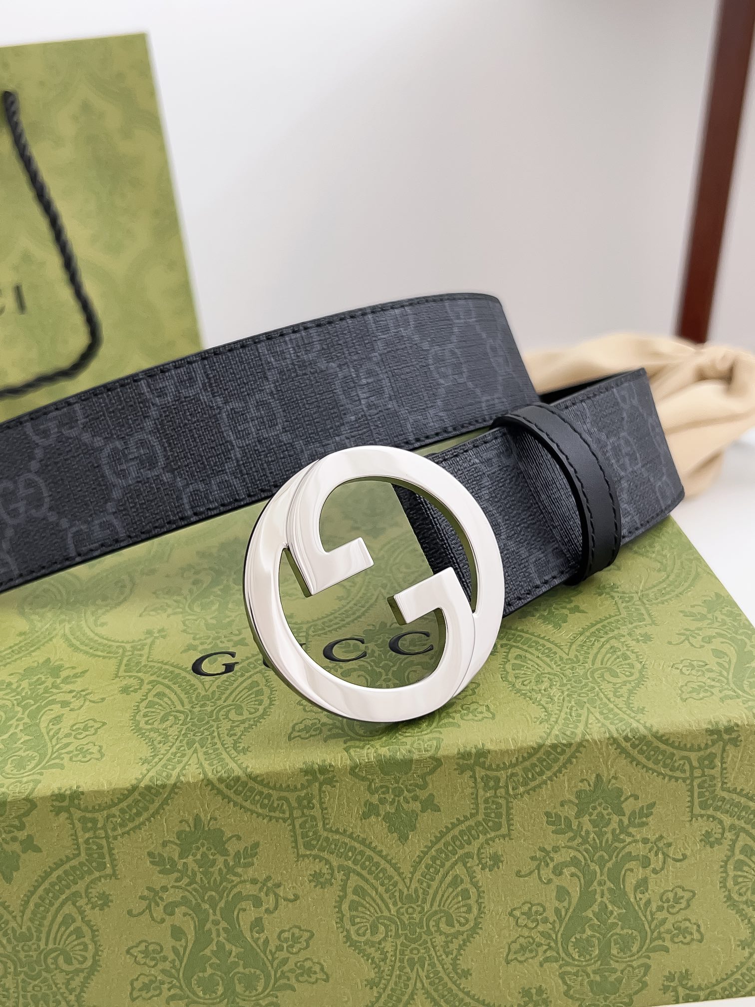 古驰.GUCCI高版本原单头层牛皮内