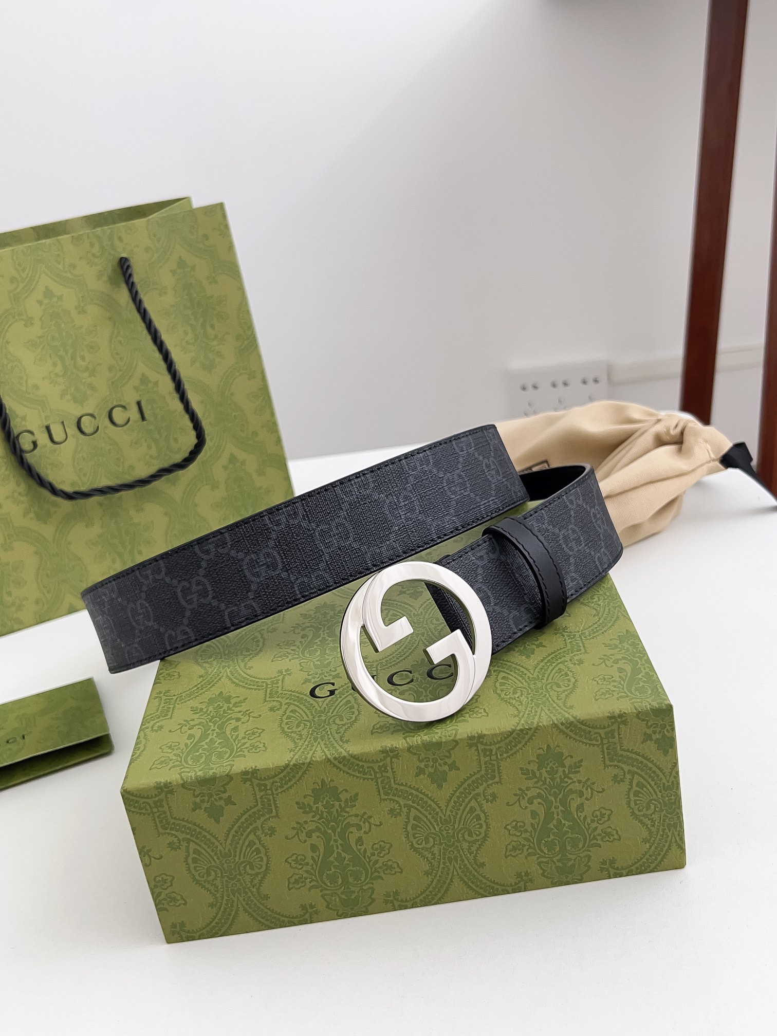 古驰.GUCCI高版本原单头层牛皮内