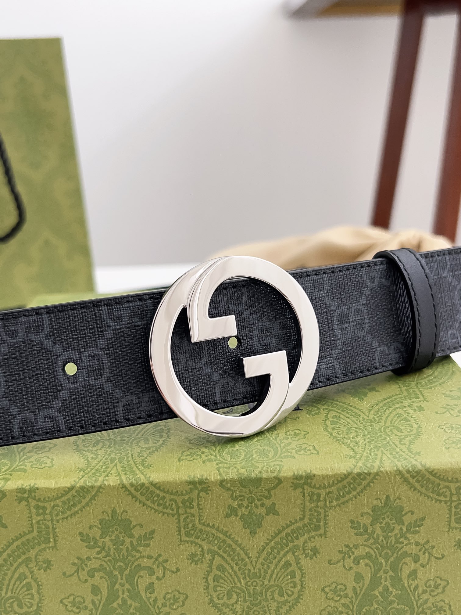 古驰.GUCCI高版本原单头层牛皮内