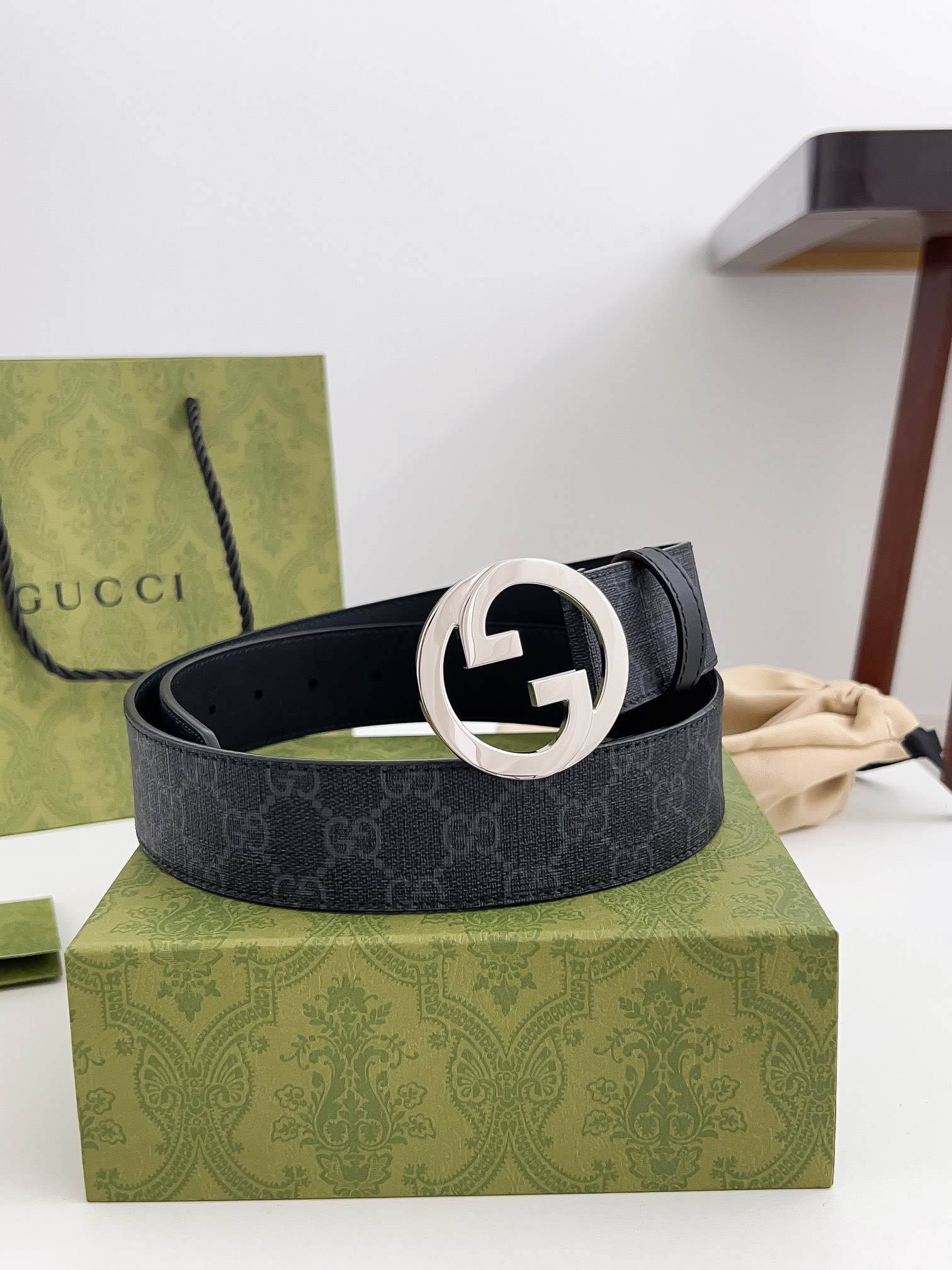 古驰.GUCCI高版本原单头层牛皮内