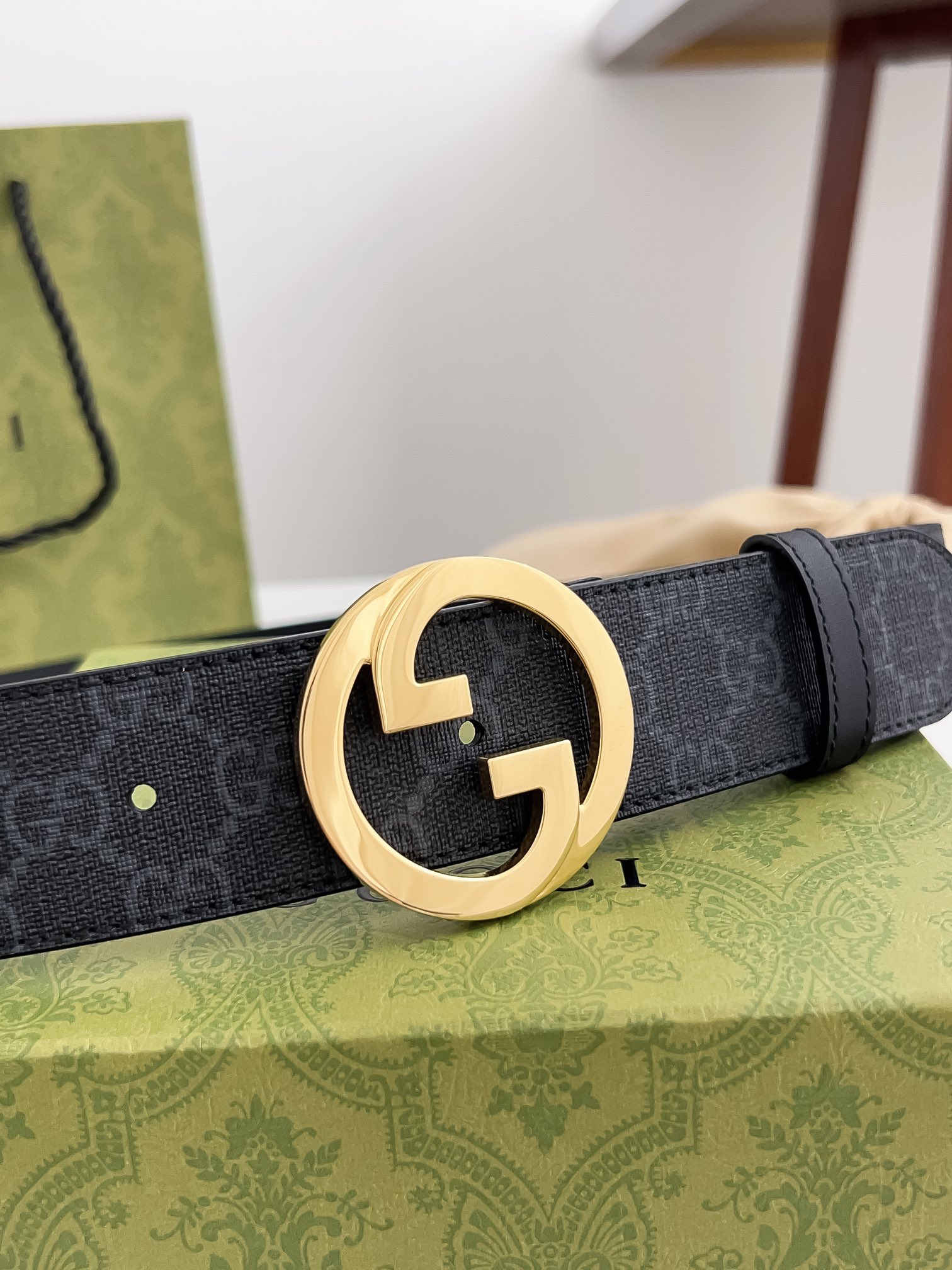 古驰.GUCCI高版本原单头层牛皮内