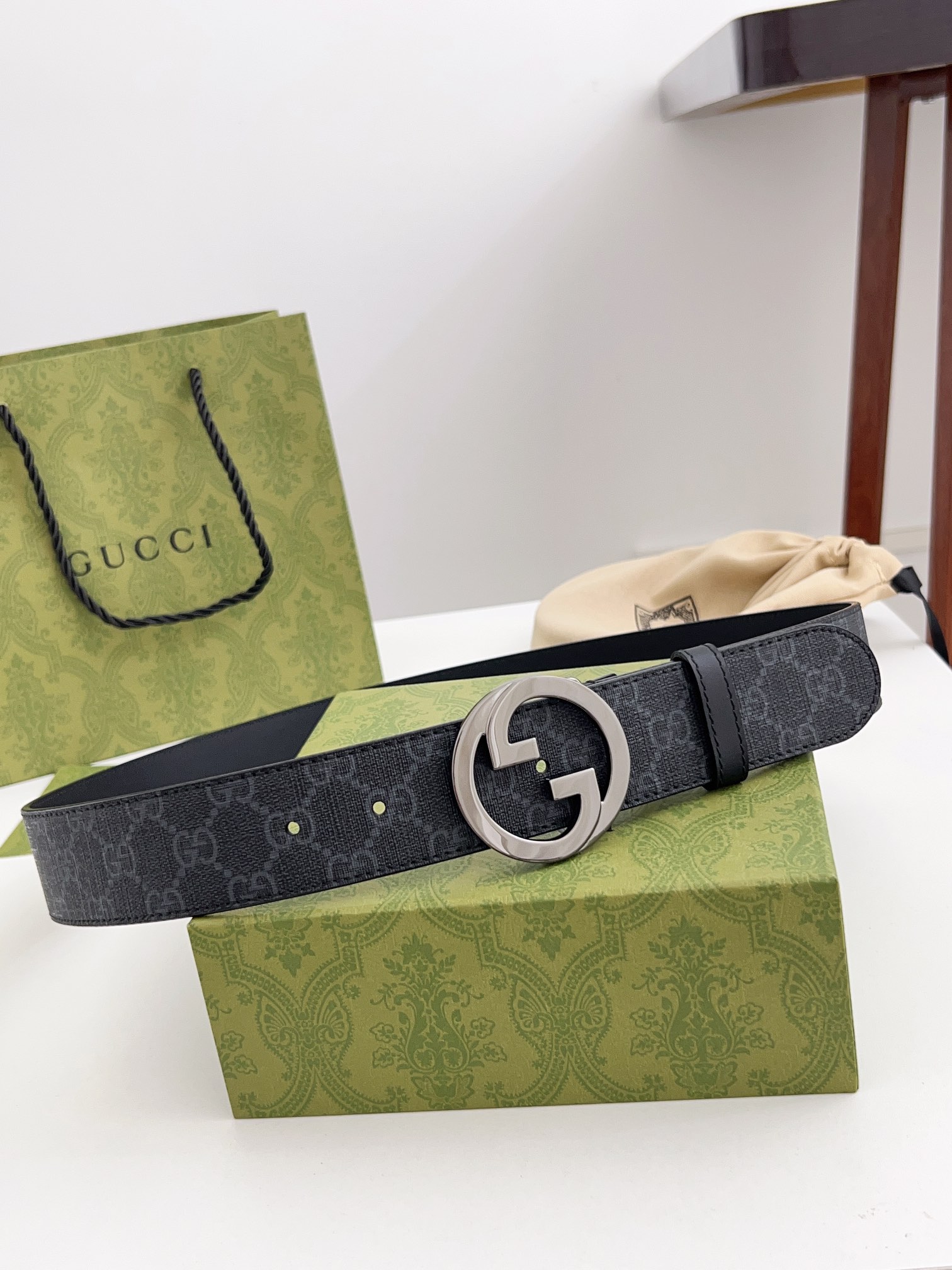 古驰.GUCCI高版本原单头层牛皮内