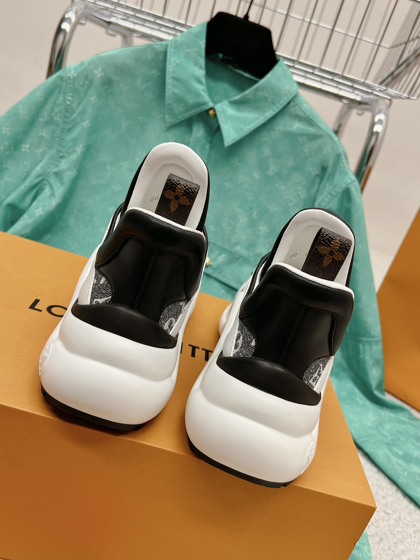 Louis Vuitton Haute Couture Classic Luxury Leather Shoe Loafer Shoes 9