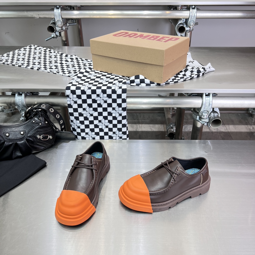 Spanish Fashion: Recreational Shoes with Custom Cow Skin and Air-Traffic Fabric - 图片 4