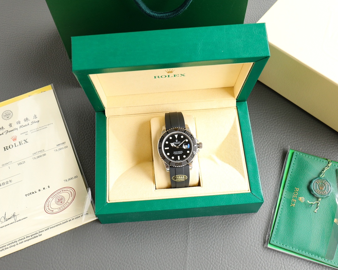 Rolex Yacht Master Orologio da Polso Bianco Gomma M226659