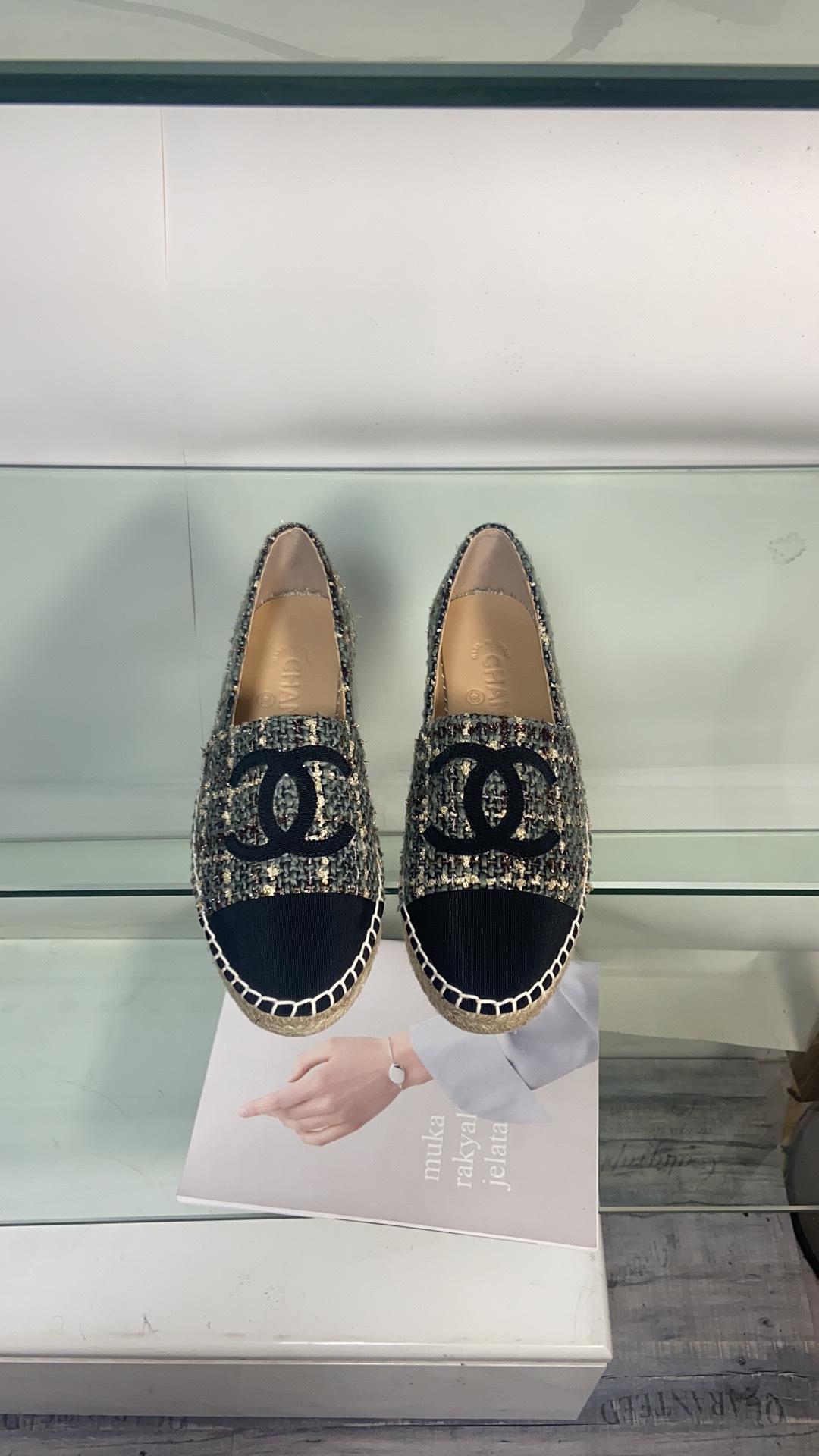 Chanel Zapatos Alpargatas Piel de oveja