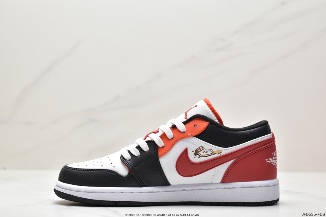 Air Jordan 1 Low PRM ”Elephant Print” AJ1 Jordan first generation low-top basketball shoes FJ7222-101