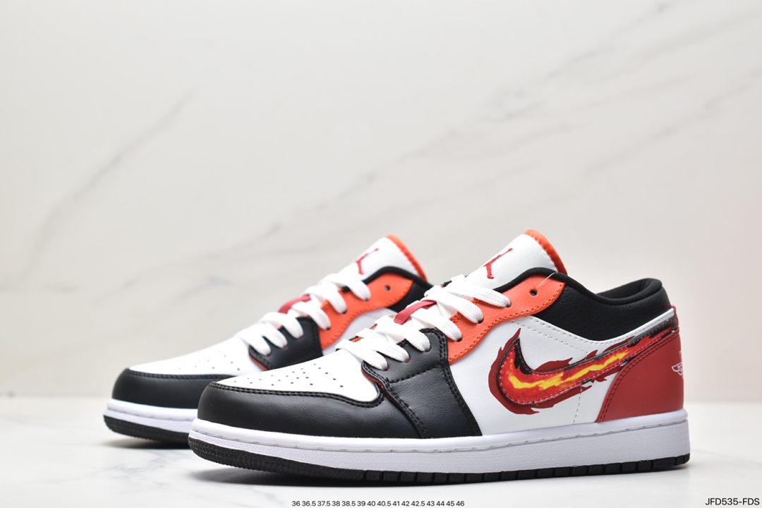 Air Jordan 1 Low PRM ”Elephant Print” AJ1 Jordan first generation low-top basketball shoes FJ7222-101