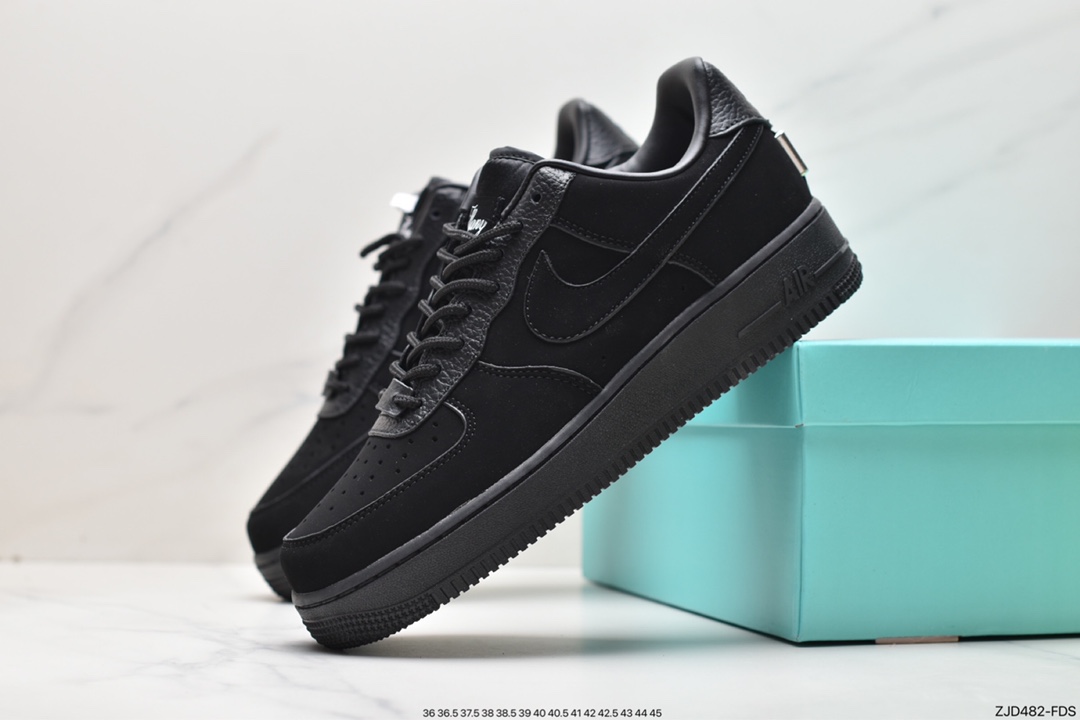 Tiffany & Co. x Nike Air Force 1 Low SP ”1837” Air Force One Sneakers ”Joint Black Tiffany Blue” DZ1382-005