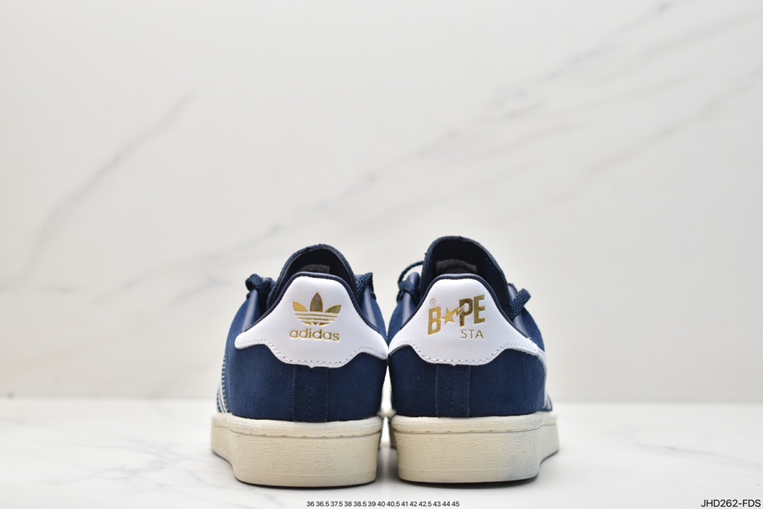 Adidas originals x A BATHING APE Campus 80 20th anniversary collaboration 0ZXSNM191907K