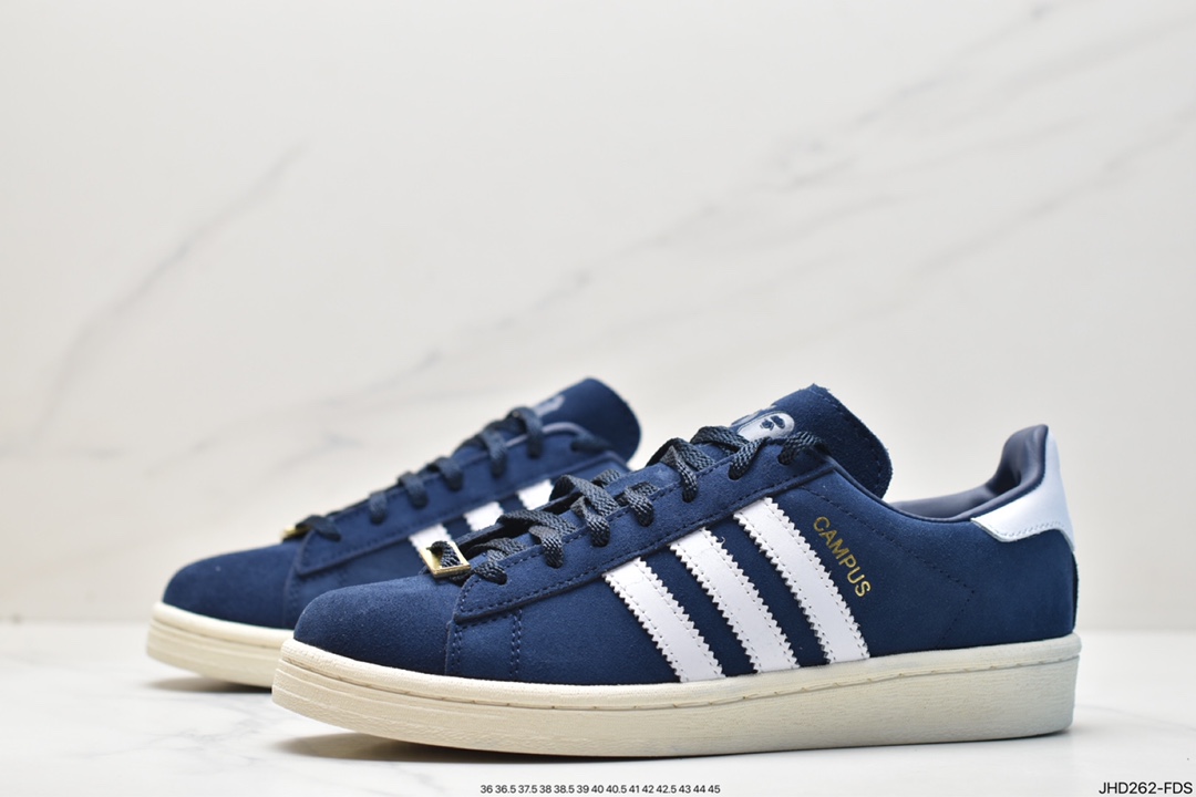 Adidas originals x A BATHING APE Campus 80 20th anniversary collaboration 0ZXSNM191907K