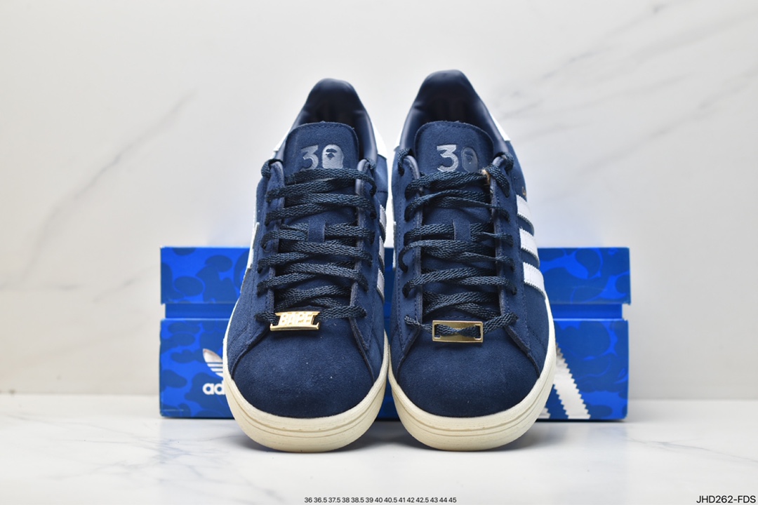 Adidas originals x A BATHING APE Campus 80 20th anniversary collaboration 0ZXSNM191907K