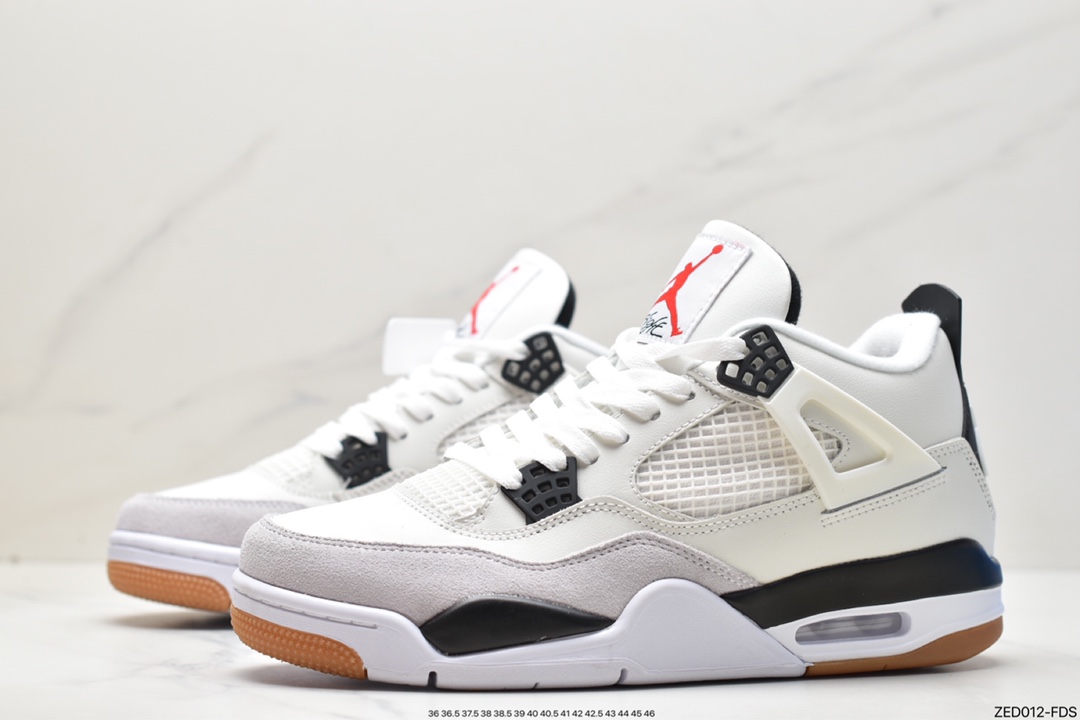 Air Jordan 4 Retro Jordan 4th generation pure original factory produced Air Jordan AJ4 Retro original last original cardboard