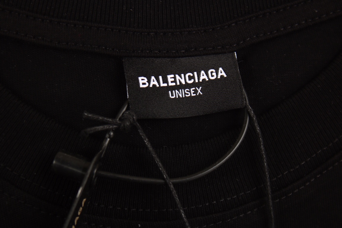 170 balenciaga 2023 满logo标志短袖