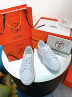 Top brands like
 Hermes Skateboard Shoes Casual Shoes White Unisex Cowhide Sheepskin Fashion Casual